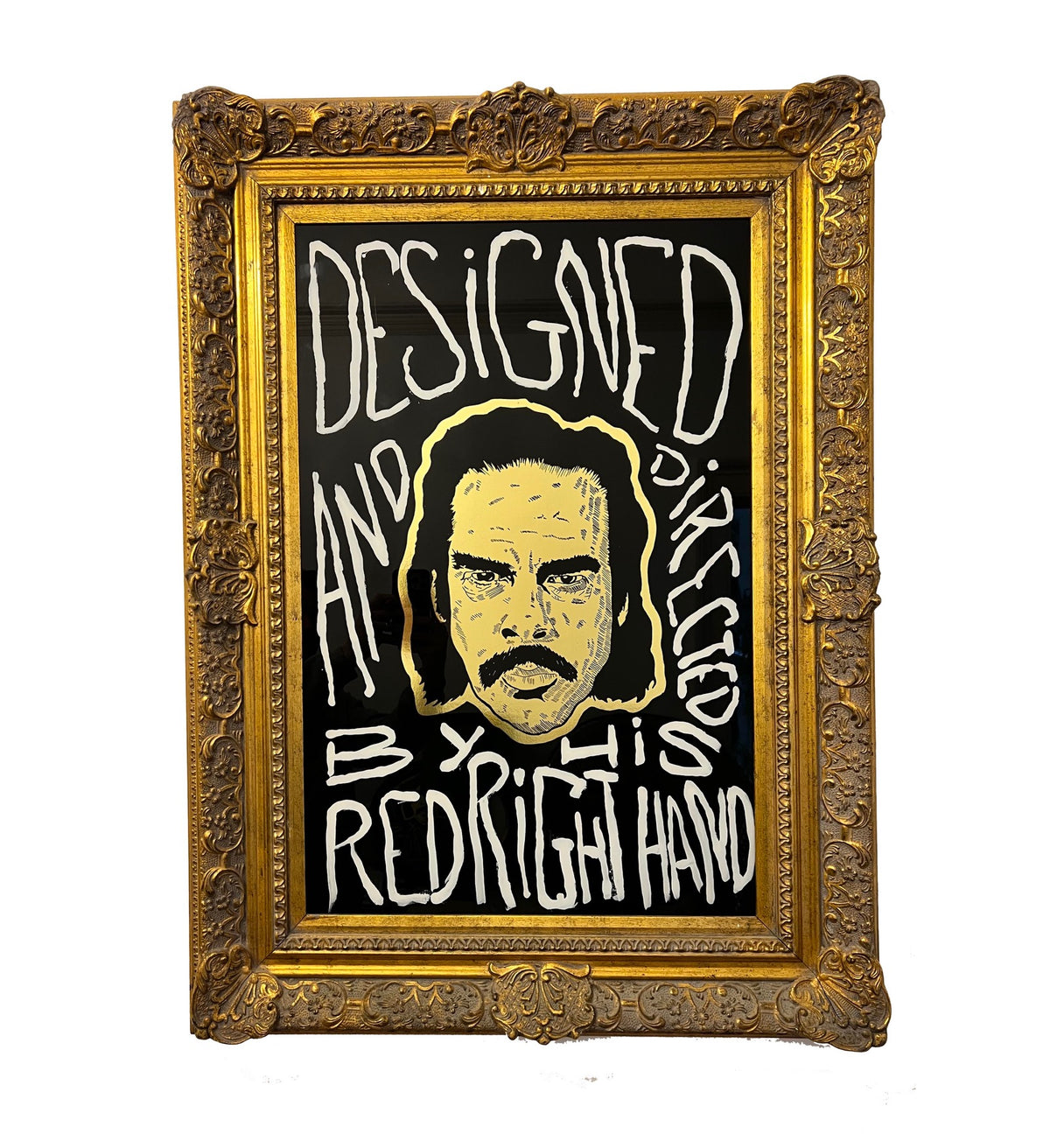 Nick Cave - Enamel on Glass