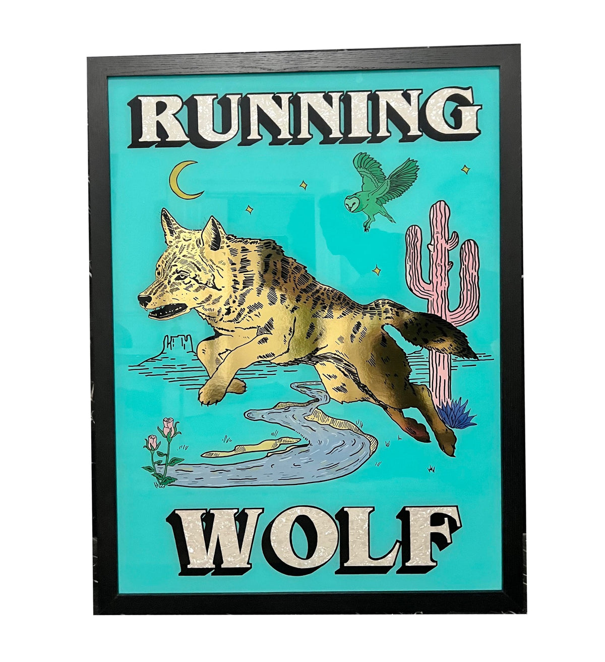 RUNNING WOLF
